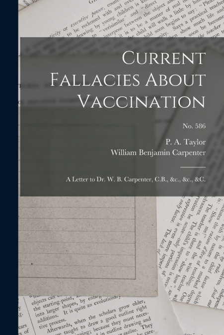 Current Fallacies About Vaccination