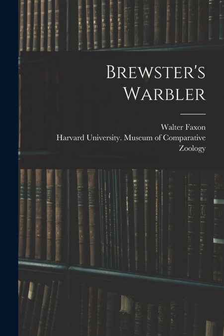 Brewster’s Warbler