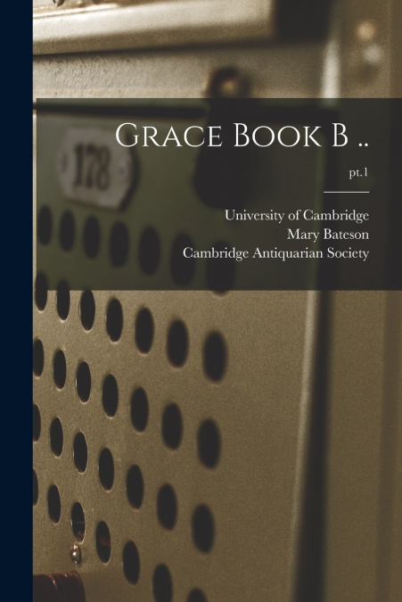 Grace Book B ..; pt.1