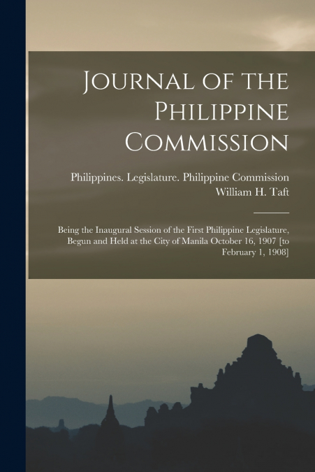 Journal of the Philippine Commission