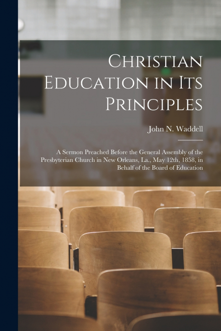 Christian Education in Its Principles