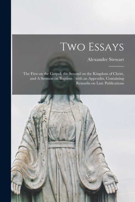 Two Essays [microform]