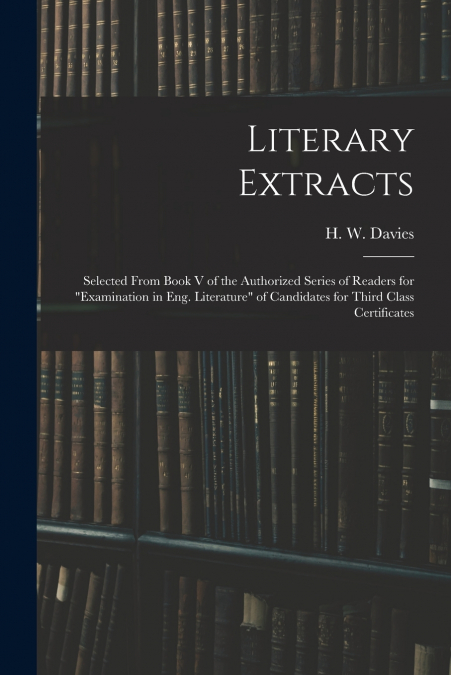 Literary Extracts