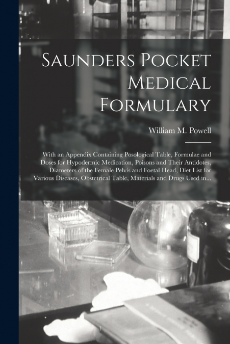 Saunders Pocket Medical Formulary