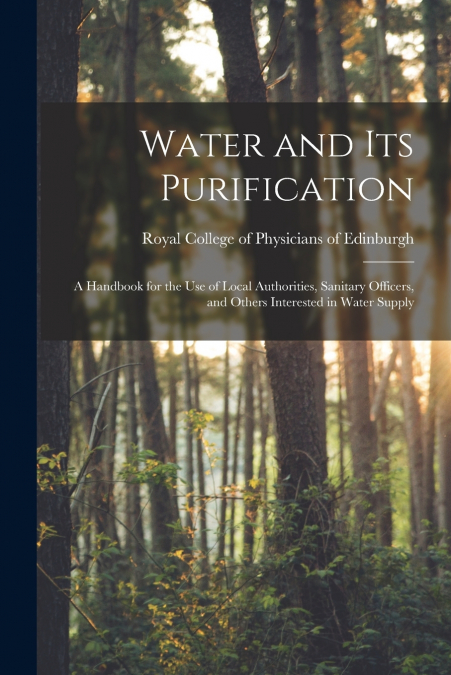 Water and Its Purification
