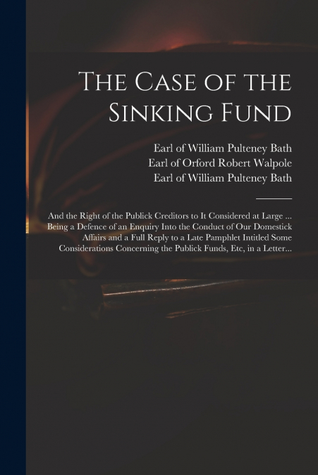 The Case of the Sinking Fund