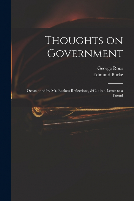 Thoughts on Government