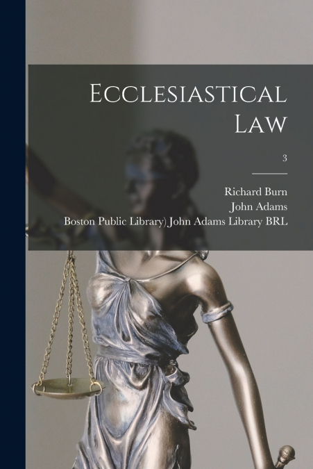 Ecclesiastical Law; 3