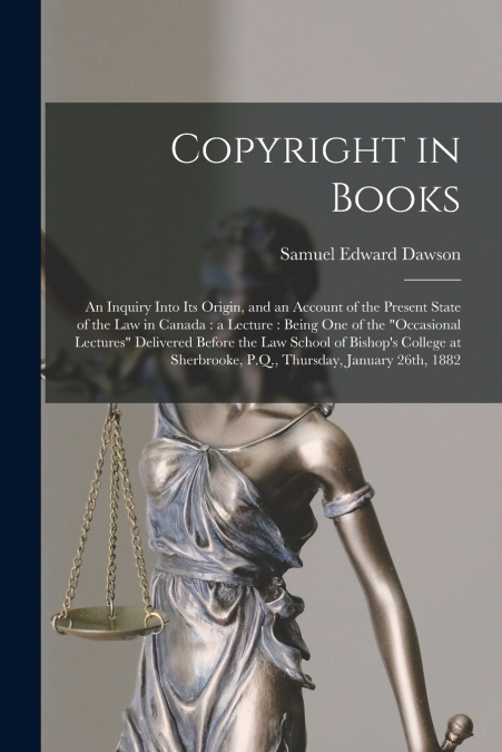 Copyright in Books [microform]
