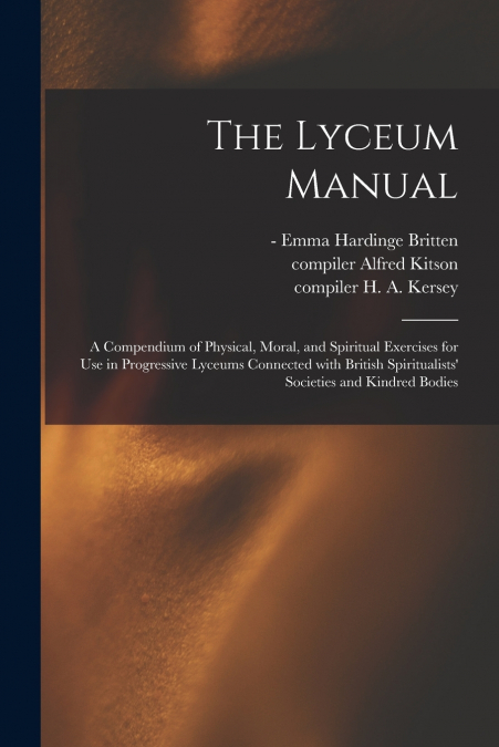The Lyceum Manual