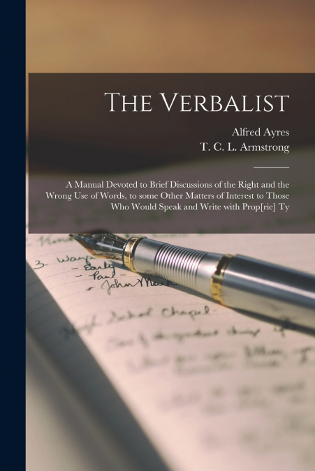 The Verbalist [microform]