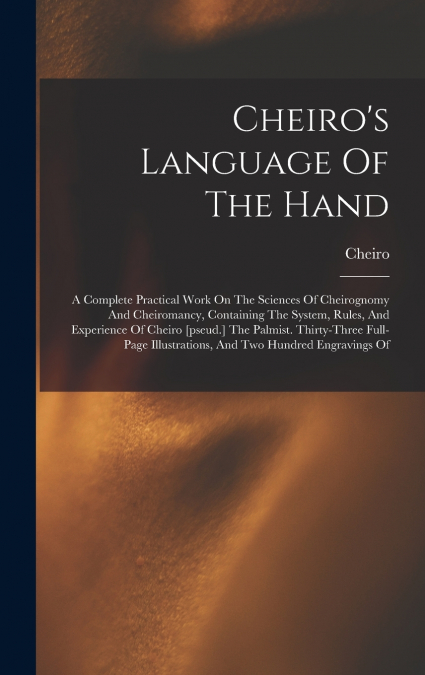 Cheiro’s Language Of The Hand