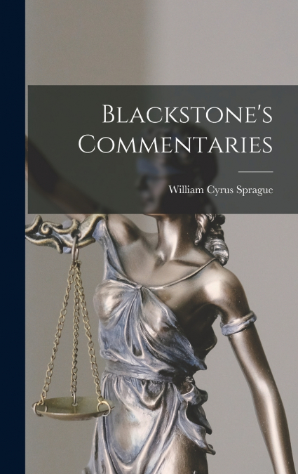 Blackstone’s Commentaries