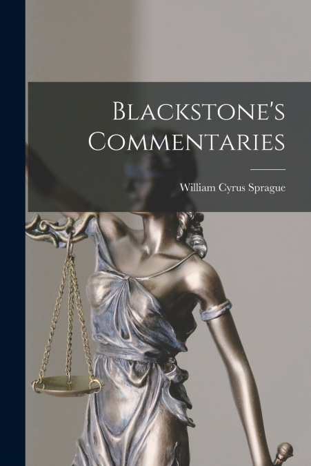 Blackstone’s Commentaries