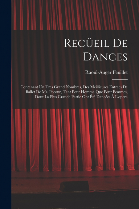Recüeil De Dances