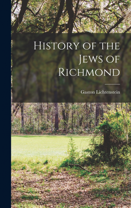 History of the Jews of Richmond