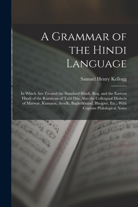 A Grammar of the Hindi Language