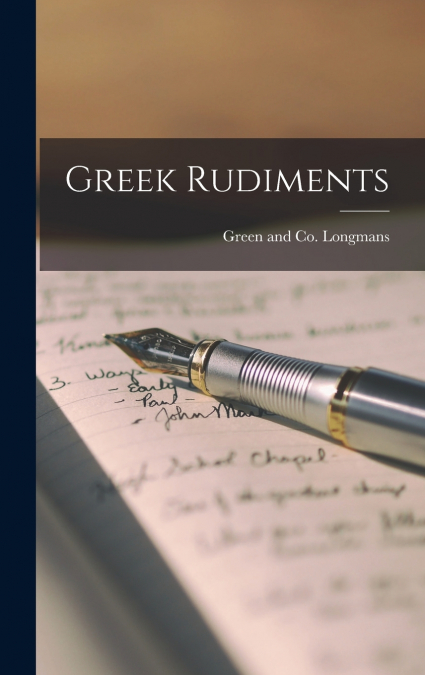 Greek Rudiments