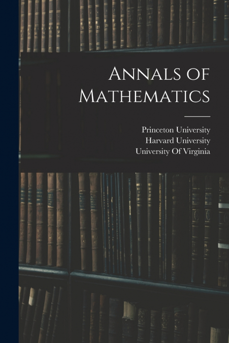 Annals of Mathematics