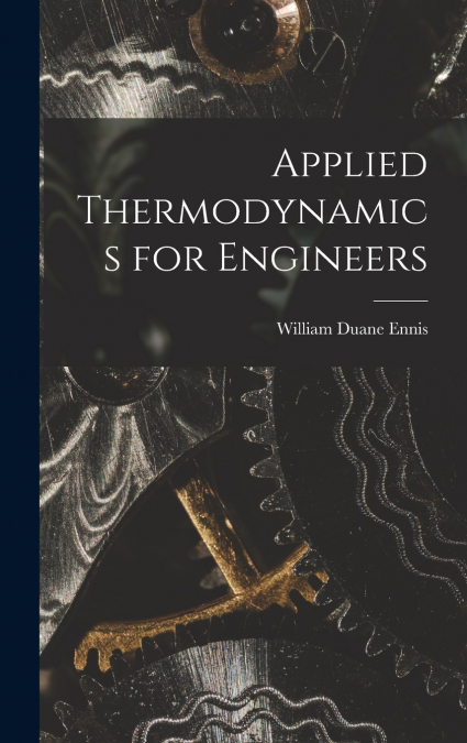 Applied Thermodynamics for Engineers