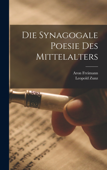 Die Synagogale Poesie des Mittelalters