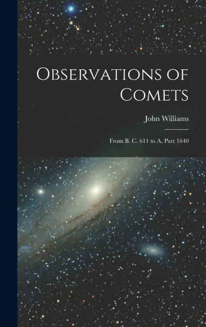 Observations of Comets