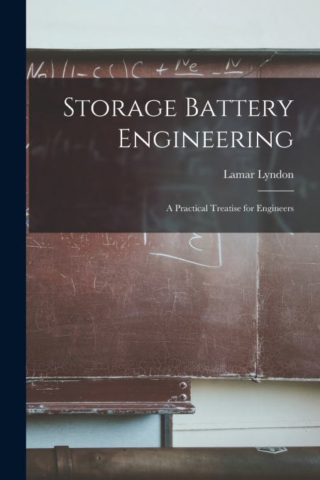 Storage Battery Engineering
