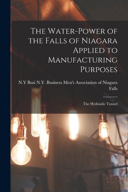 The Water-power of the Falls of Niagara Applied to Manufacturing Purposes