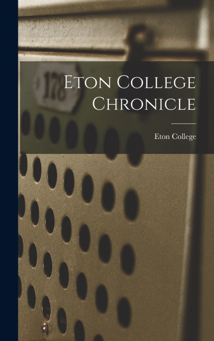 Eton College Chronicle
