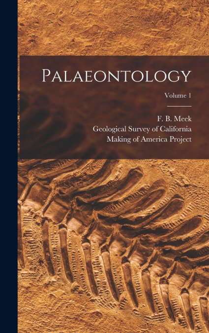 Palaeontology; Volume 1