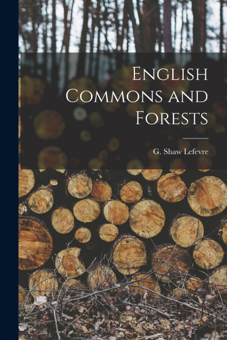 English Commons and Forests