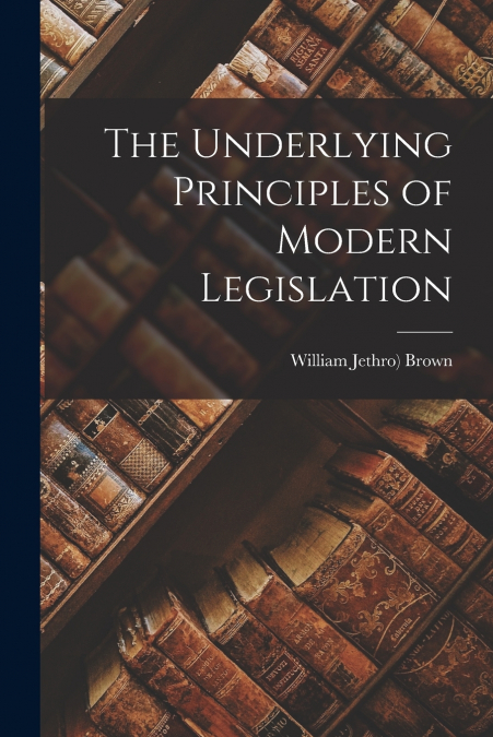 The Underlying Principles of Modern Legislation