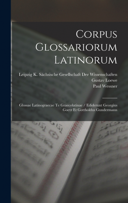Corpus Glossariorum Latinorum