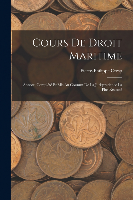 Cours de Droit Maritime