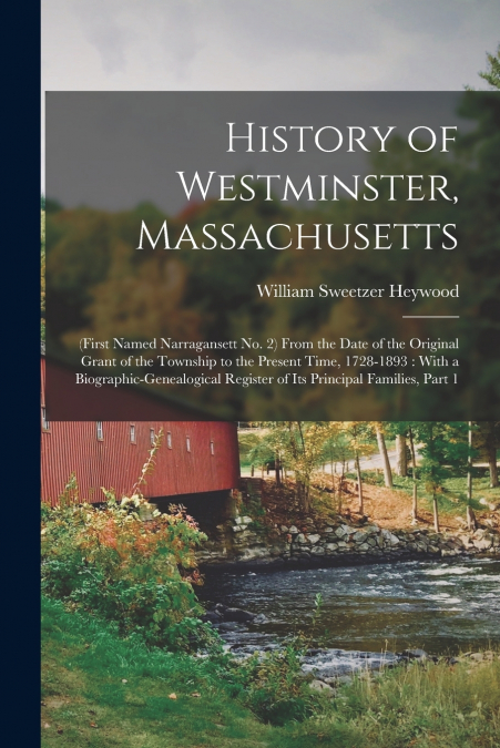 History of Westminster, Massachusetts