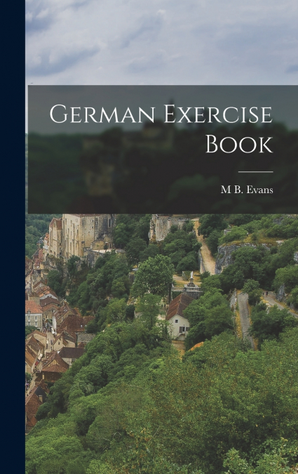 German Exercise Book