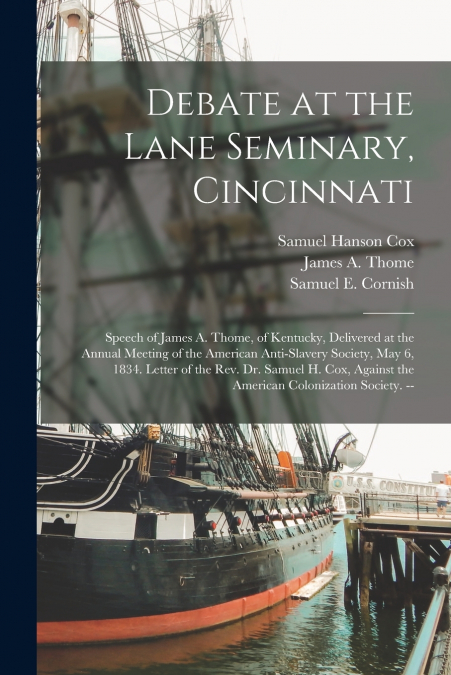 Debate at the Lane Seminary, Cincinnati