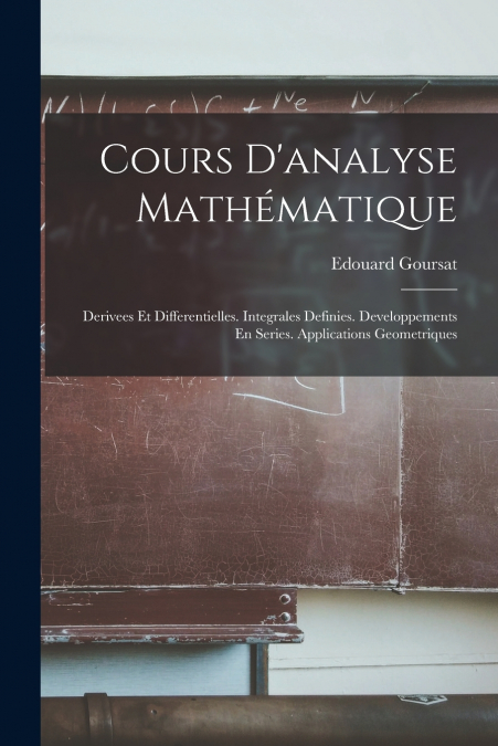Cours D’analyse Mathématique