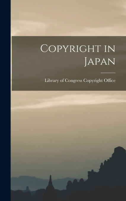 Copyright in Japan