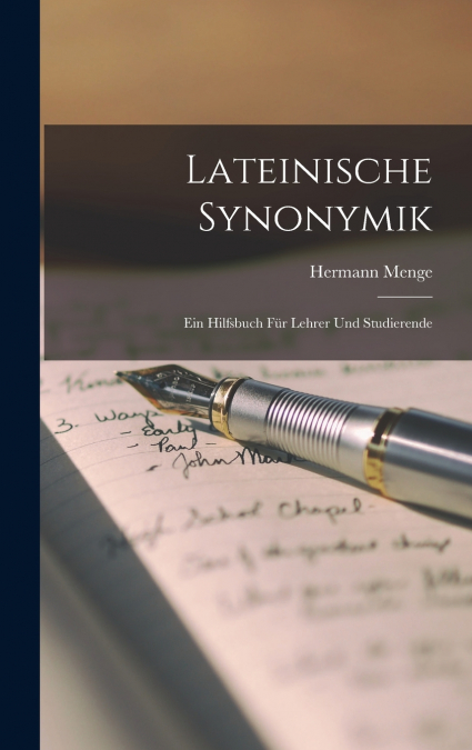 Lateinische Synonymik