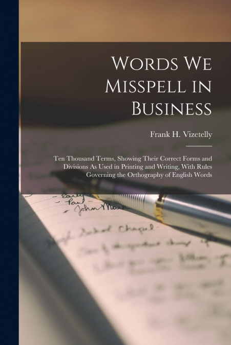 Words We Misspell in Business