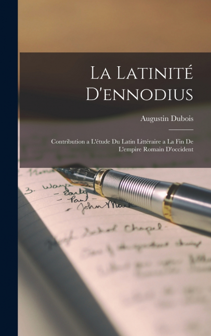 La Latinité D’ennodius