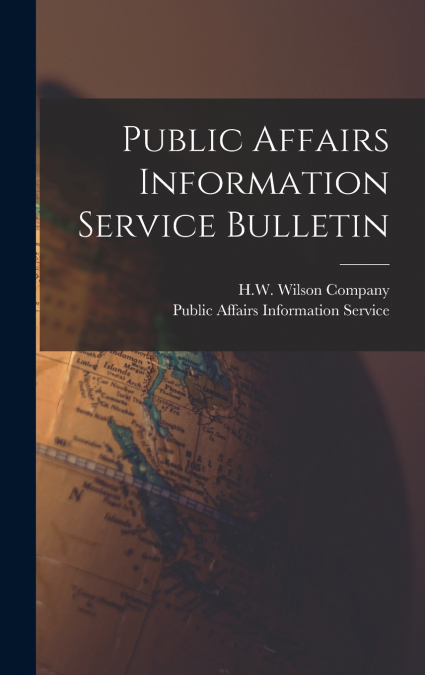 Public Affairs Information Service Bulletin