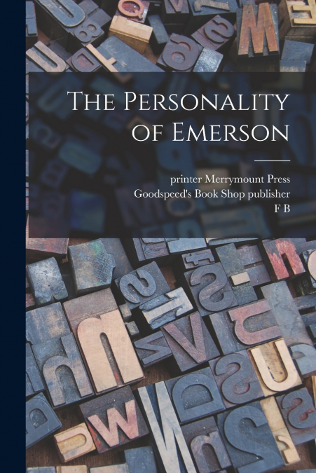 The Personality of Emerson