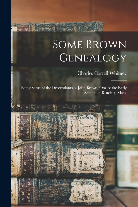 Some Brown Genealogy