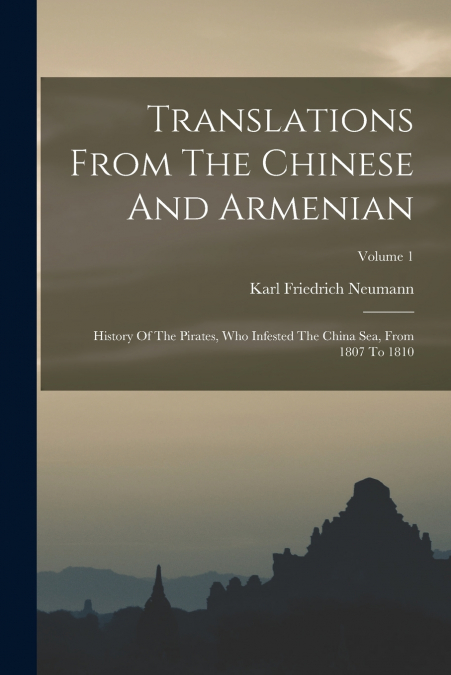 Translations From The Chinese And Armenian