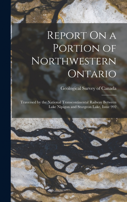 Report On a Portion of Northwestern Ontario