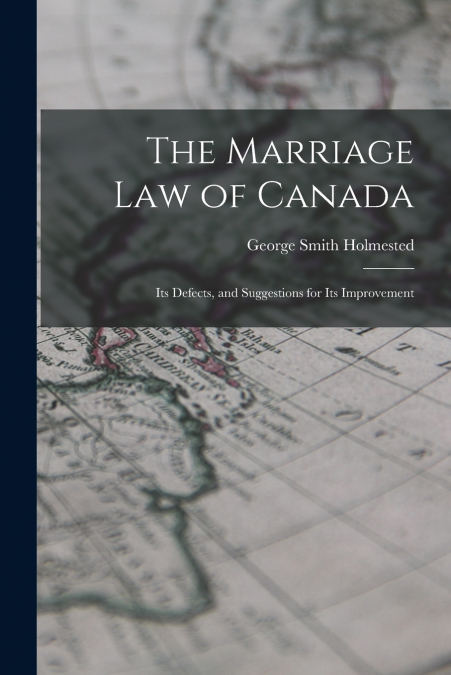 The Marriage law of Canada