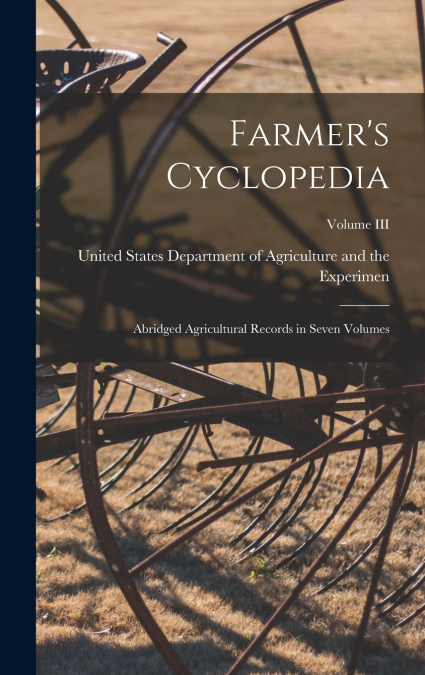 Farmer’s Cyclopedia