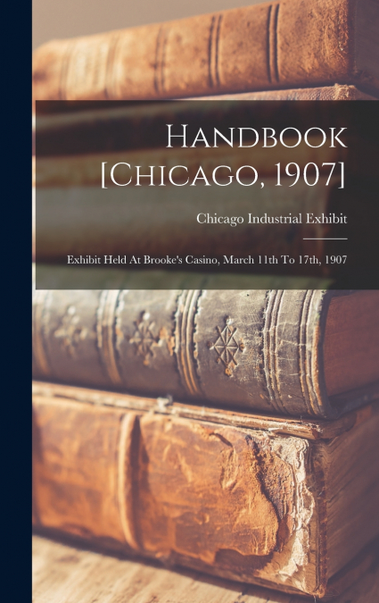 Handbook [chicago, 1907]